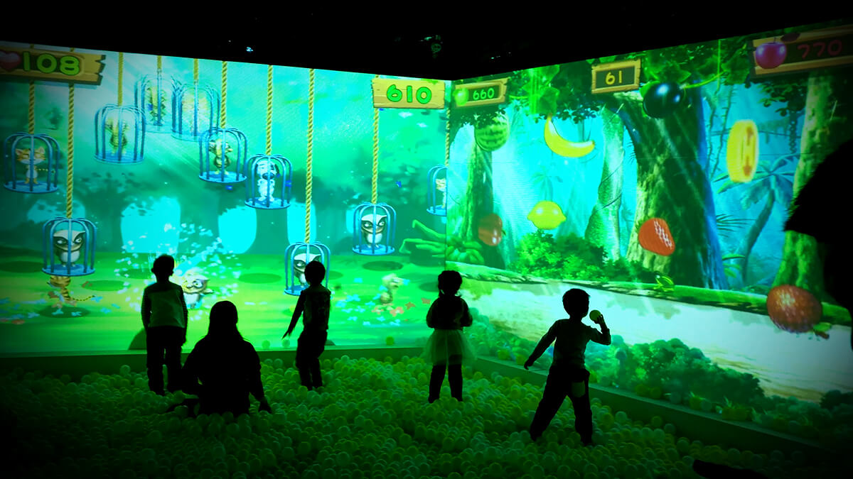 全息儿童乐园互动游戏有哪些，传统游戏在全息互动装置的与众不同