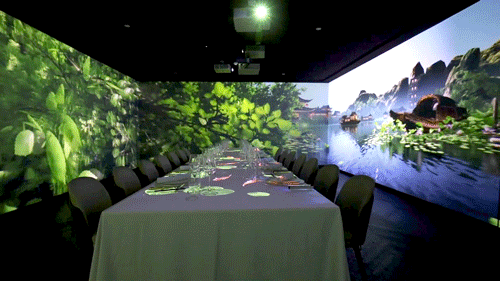 全息餐厅、5D餐厅、沉浸式餐厅、光影餐厅、5D光影网红餐厅