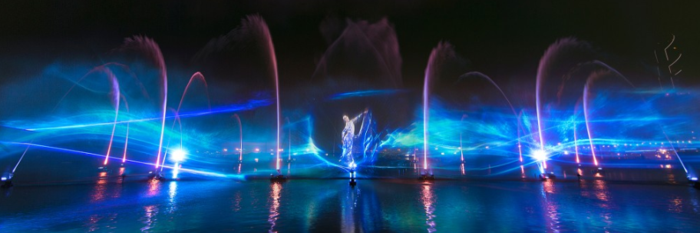 大型水景投影-喷泉投影-水幕投影