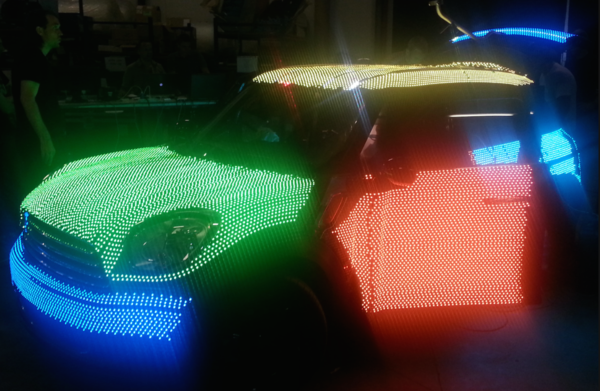 汽车光影LED mapping